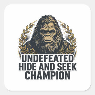 Bigfoot Versteckspiel Champion Patch Aufkleber