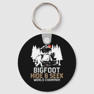Bigfoot Versteckspiel Weltmeister Lustiger Bigfoot Schlüsselanhänger