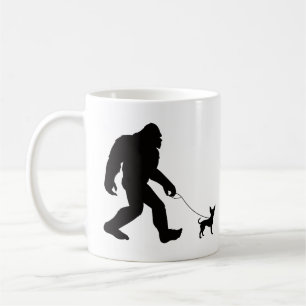 Bigfoot Walking Chihuahua Kaffeetasse