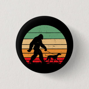 Bigfoot Walking Deutscher Kurzhaariger Vorstehhund Button
