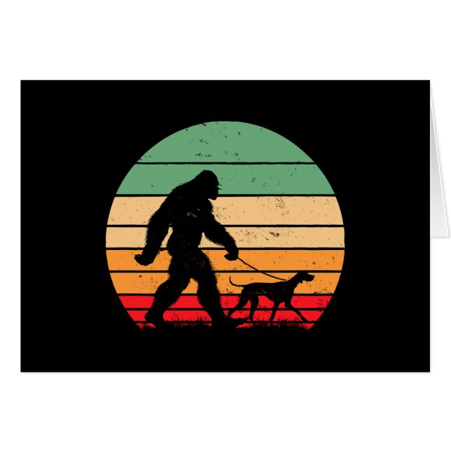 Bigfoot Walking German Kurzhaar Pointer Dog Vin (Vorderseite (Horizontal))