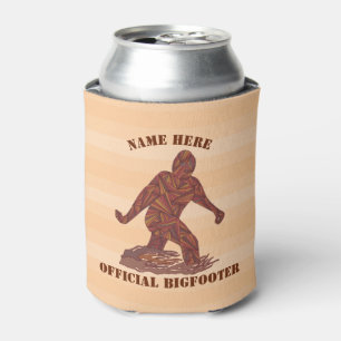 Bigfoot Walking Sasquatch Man Höhle Eine kalte Dosenkühler
