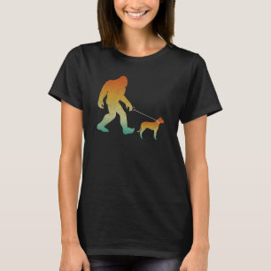 Bigfoot Wandern Dogo Argentino Funny Sasquatch Hau T-Shirt