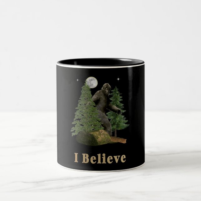 Bigfoot-Ware Zweifarbige Tasse (Mittel)