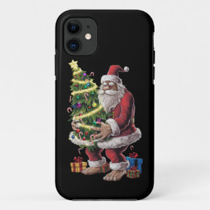 Bigfoot-Weihnachtsbaumlichter Xmas Sasquatch-Fan Case-Mate iPhone Hülle
