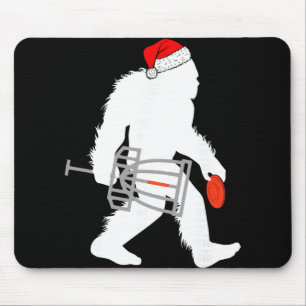 Bigfoot Weihnachtsmann Disc Golf Weihnachten Disc  Mousepad