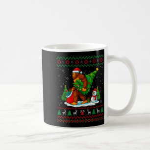 Bigfoot Weihnachtsmann hässlicher Weihnachtsbaum l Kaffeetasse