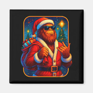Bigfoot Weihnachtsmann Weihnachten Lustige Xmas Sa Magnet