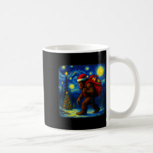 Bigfoot Weihnachtsmann Weihnachten Sternennacht Sa Kaffeetasse