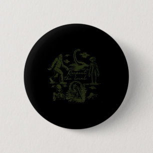 Bigfoot Wendigo Kryptoid UFO-Jagd Außerirdischer R Button