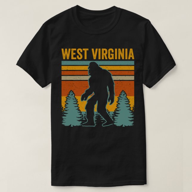 Bigfoot West Virginia T-Shirt (Design vorne)