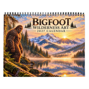 Bigfoot Wilderness Art 2027 Kalender