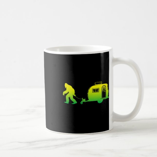 Bigfoot Wohnmobil Camping Sasquatch Campervan G Kaffeetasse (Rechts)