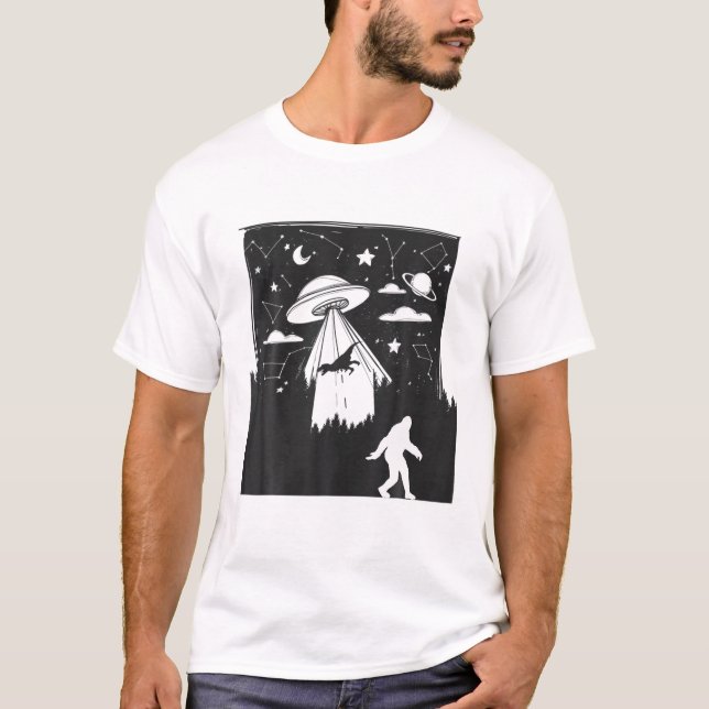 Bigfoot Wollte ich zu glauben T-Shirt (Vorderseite)