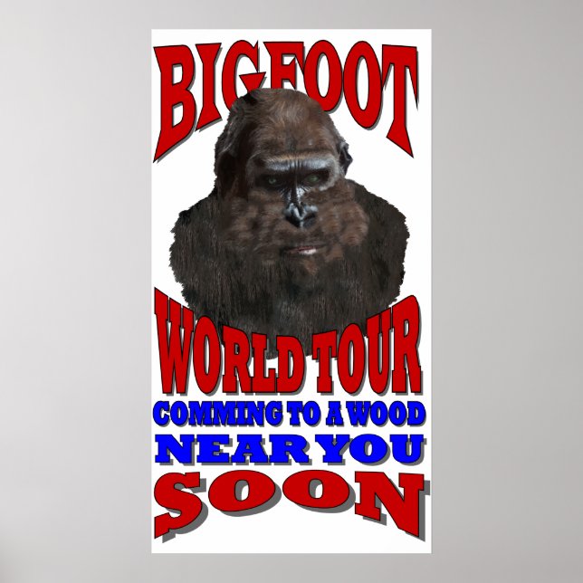 Bigfoot World Tour Poster (Vorne)
