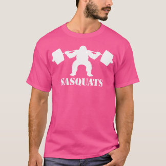 Bigfoot-Wortspiel Gewichtheben Sasquatch Fitnessst T-Shirt