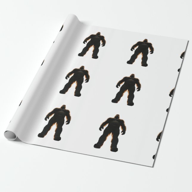 Bigfoot Wrapping Paper Geschenkpapier (Ungerollt)