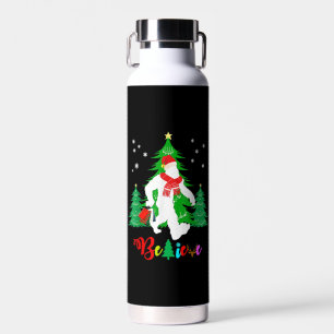 Bigfoot Yeti Sasquatch Weihnachten Glaube Weihnach Trinkflasche