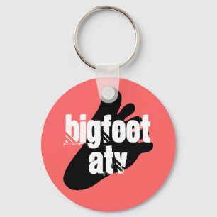 Bigfoot yeti sasquatte Fußweg Schlüsselanhänger AT