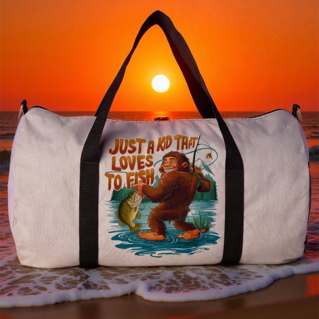 Bigfoots Fang des Tages Duffle Bag (Von Creator hochgeladen)
