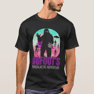 Bigfoot's intergalaktisches Abenteuer Sasquatch Am T-Shirt