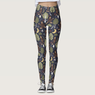 Bigfoots Mitternachtswaldabenteuer Leggings