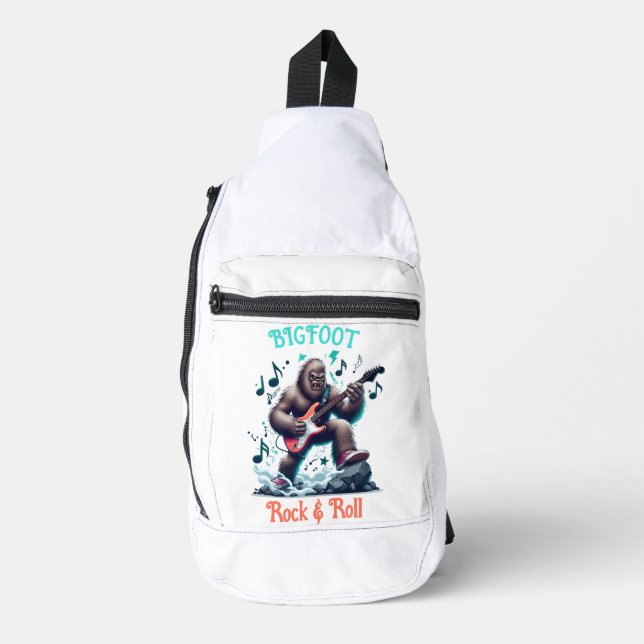 Bigfoots Rock Concert Crossbody Bag (Vorderseite)