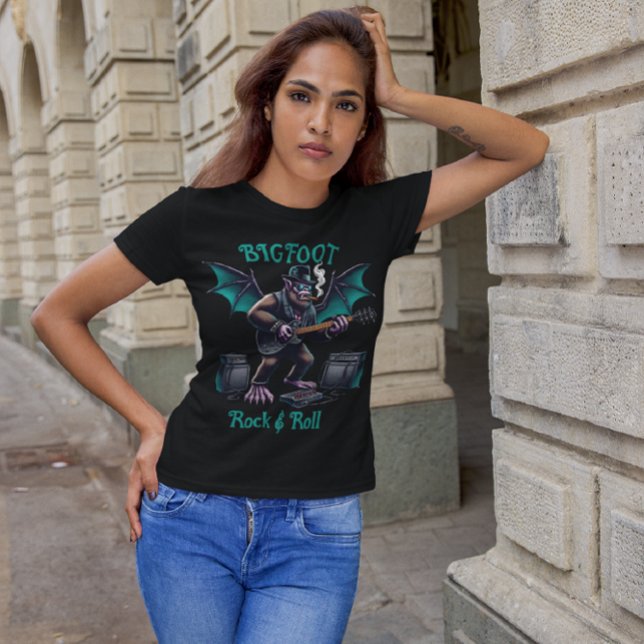 Bigfoots Rock & Roll Night Jam T-Shirt (Von Creator hochgeladen)