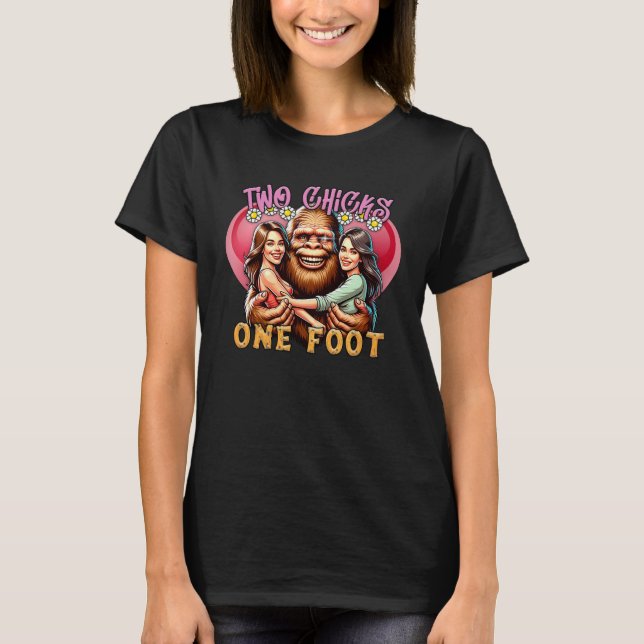 Bigfoot's traumhaftes Ladys Adventure Art T-Shirt (Vorderseite)