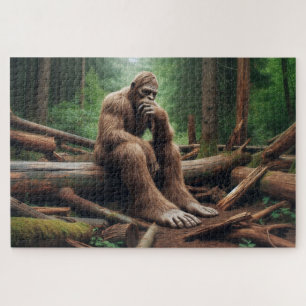 Bigfoot's Woodland Throne, Bigfoot Deep in Thought Puzzle
