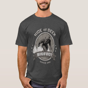 BigfootYeti. Sasquatch. Retro, Weinlese T-Shirt