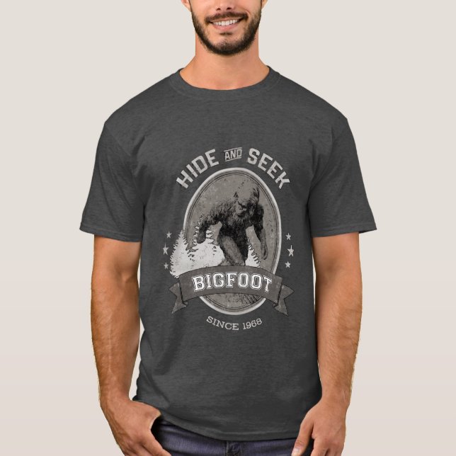 BigfootYeti. Sasquatch. Retro, Weinlese T-Shirt (Vorderseite)