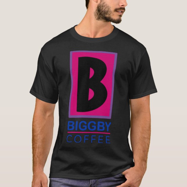 Biggby-Logo in zwei Farben Klassischer T - Shirt (Vorderseite)