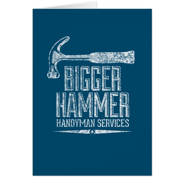 Bigger Hammer Handyman Services White Aquamarin Ca (Vorne)