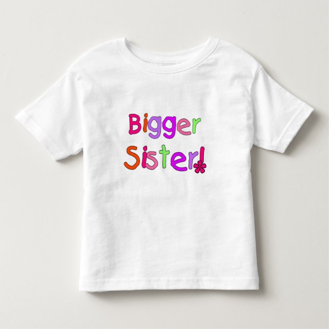 Bigger Sister Tshirts und Geschenke (Vorderseite)