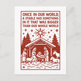 Bigger than our whole world 1 postkarte