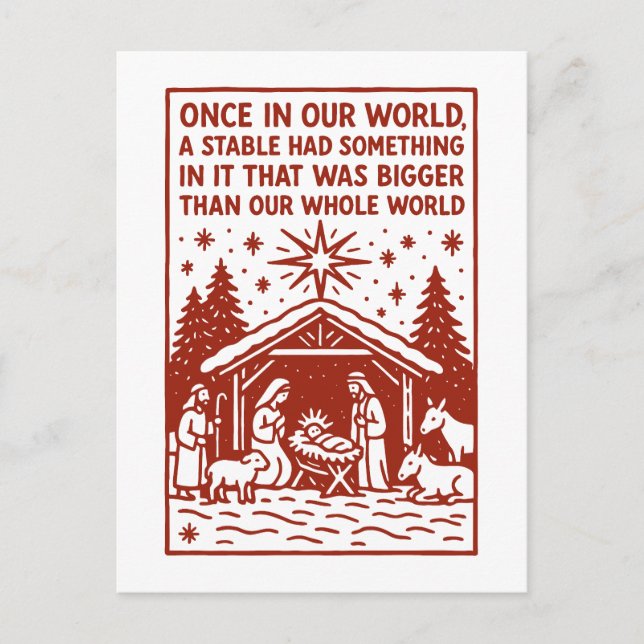 Bigger than our whole world 1 postkarte (Vorderseite)