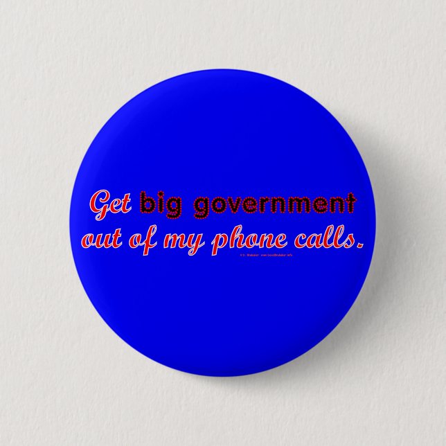 BigGovtPhone Button (Vorderseite)