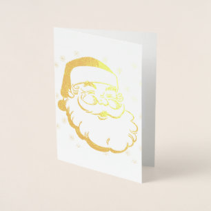 BIGHEAD SANTA - Frohe Weihnachtskarte Folienkarte