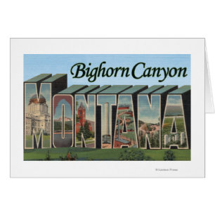 Bighorn Canyon, Montana - Große Briefszenen