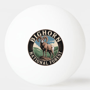 Bighorn National Forest Bighorn Sheep Tischtennisball