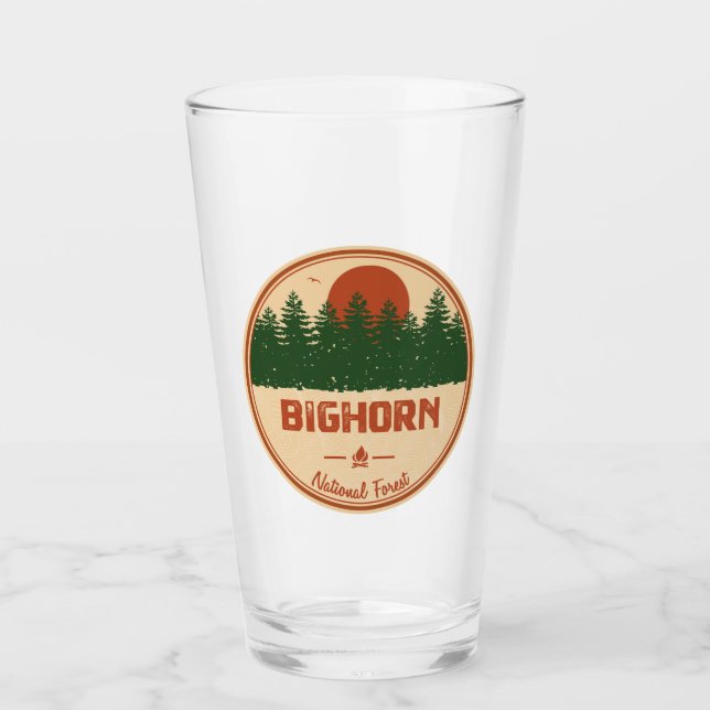 Bighorn National Forest Glas (Vorderseite)