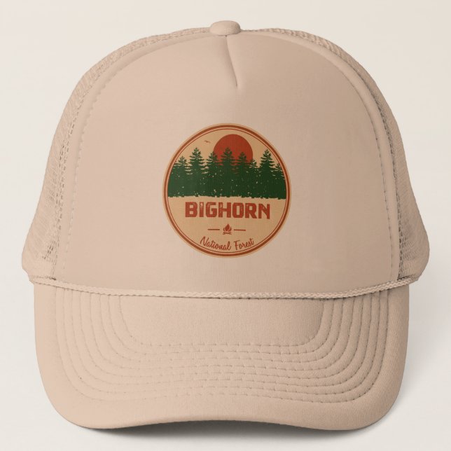 Bighorn National Forest Truckerkappe (Vorderseite)