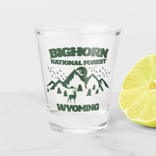 Bighorn National Forest Wyoming Schnapsglas