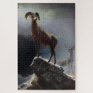 Bighorn Sheep, Albert Bierstadt Puzzle