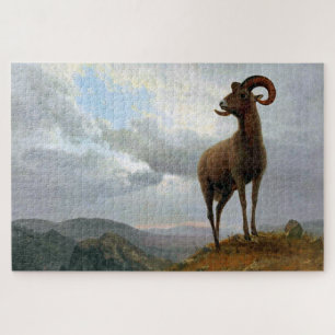 Bighorn Sheep, Albert Bierstadt Puzzle