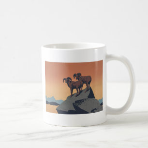 Bighorn Sheep American West Wildlife Kaffeetasse