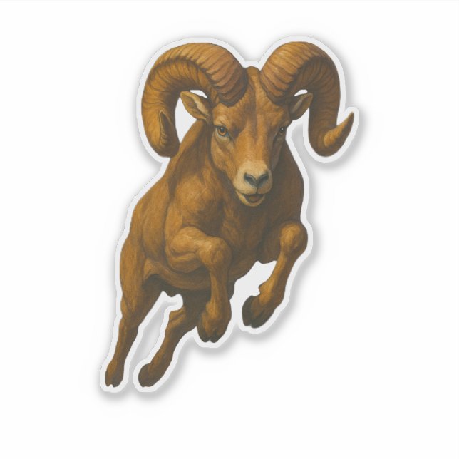 Bighorn Sheep Cut-out Sticker (Vorderseite)