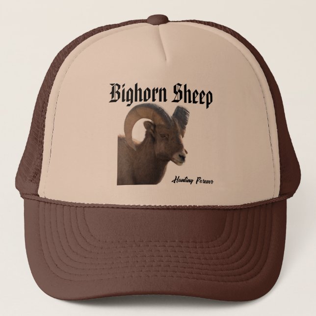 Bighorn Sheep Hat Truckerkappe (Vorderseite)