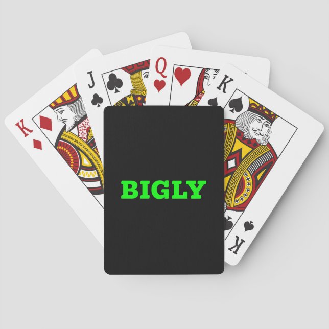 BIGLY PLAYCARDS SPIELKARTEN (Rückseite)